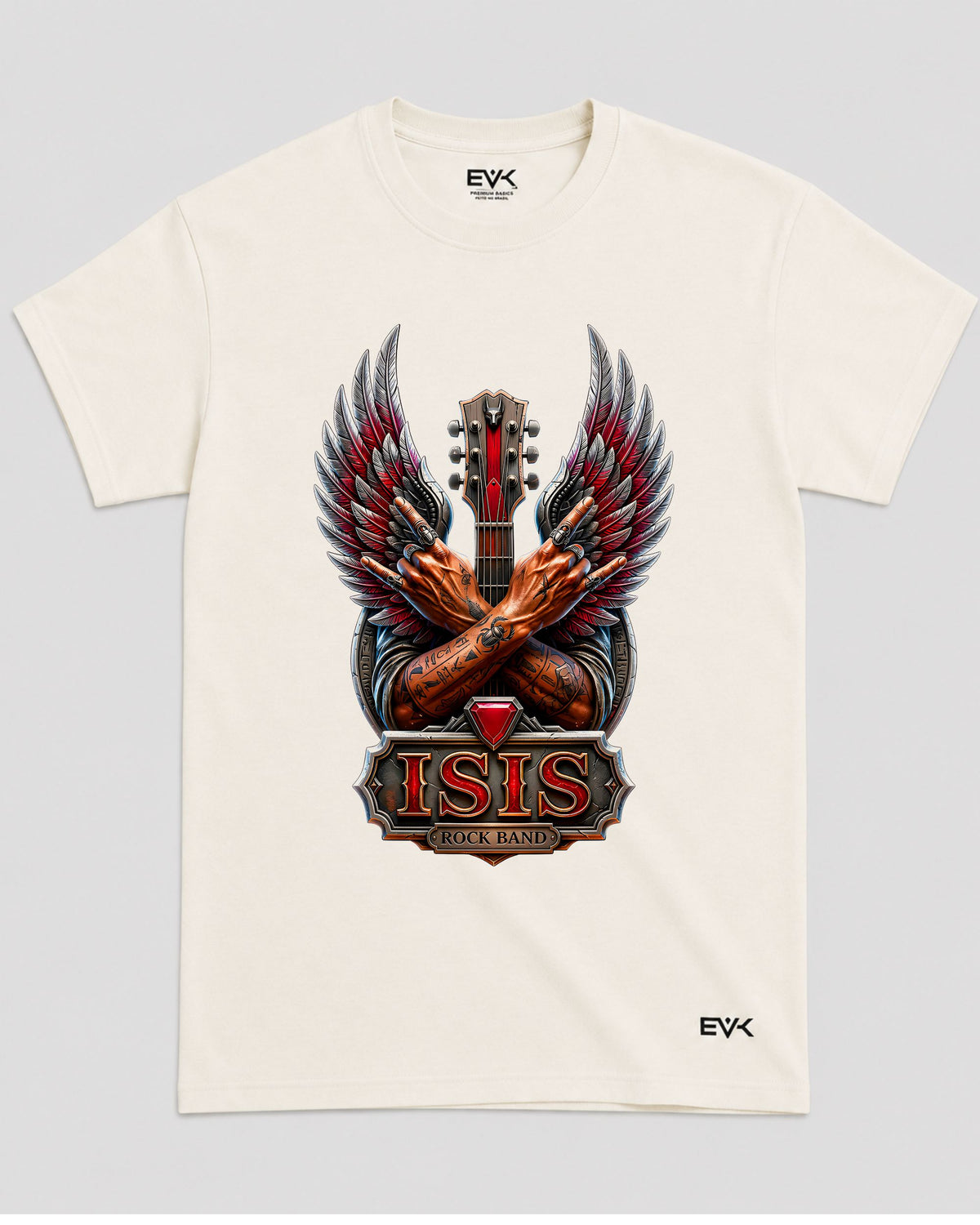 Camiseta Off-White Personalizada Isis Rock Band - Variação 1
