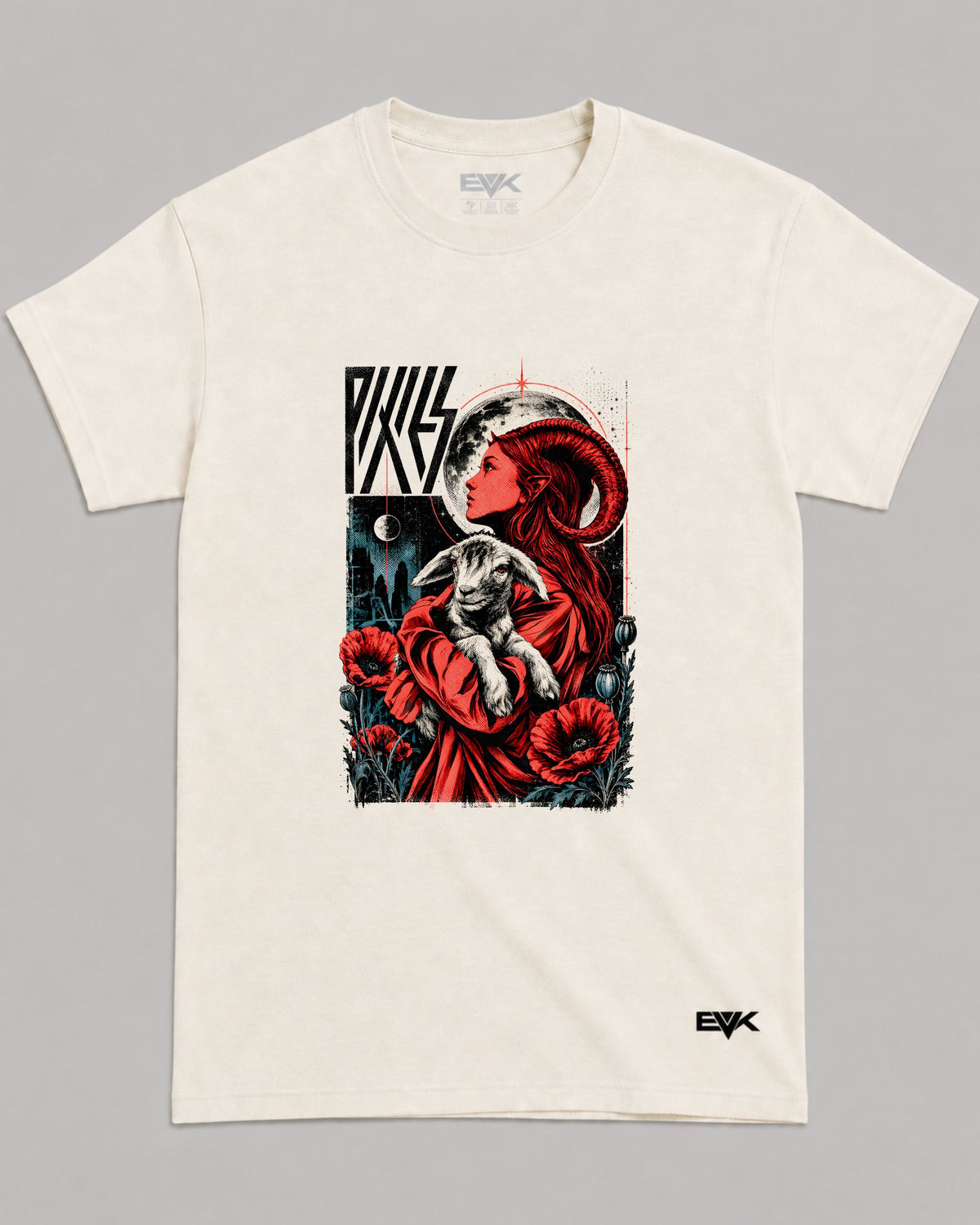 Camiseta Off-White Pixies – Blood Moon & Innocence