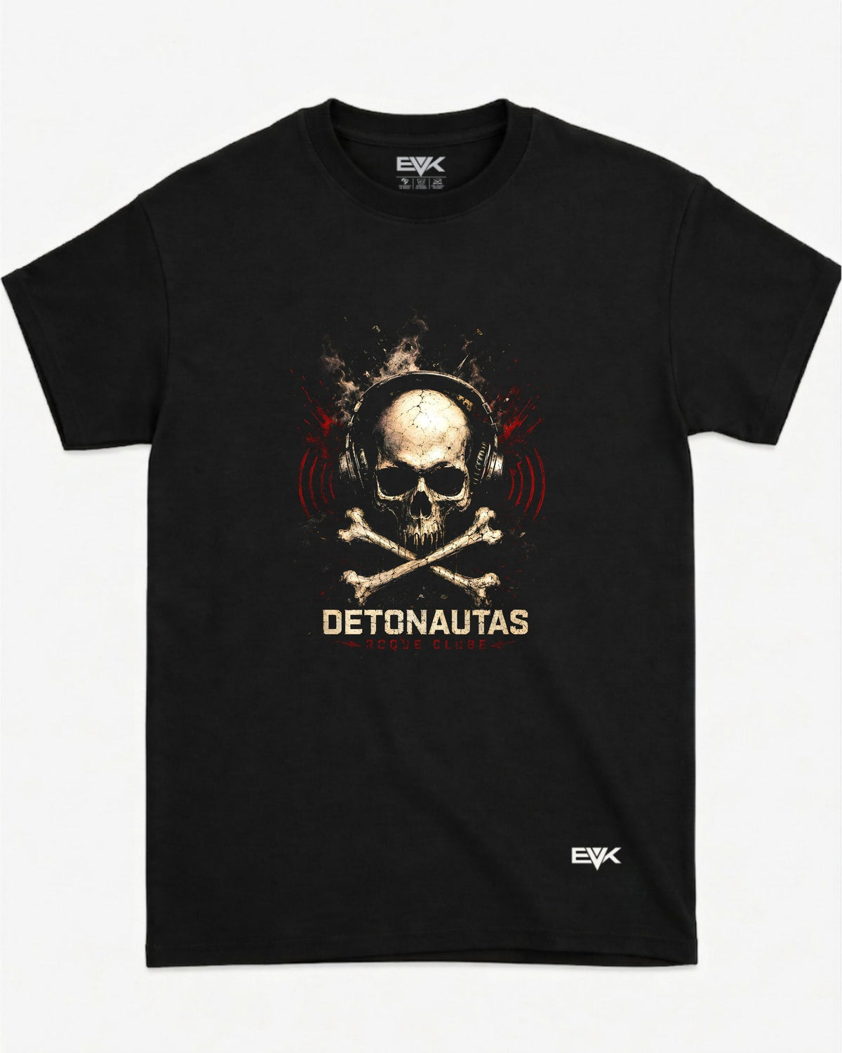 Camiseta Detonautas Roque Clube – Skull