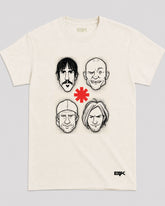 Camiseta Off-White Red Hot Chili Peppers – Funny Faces