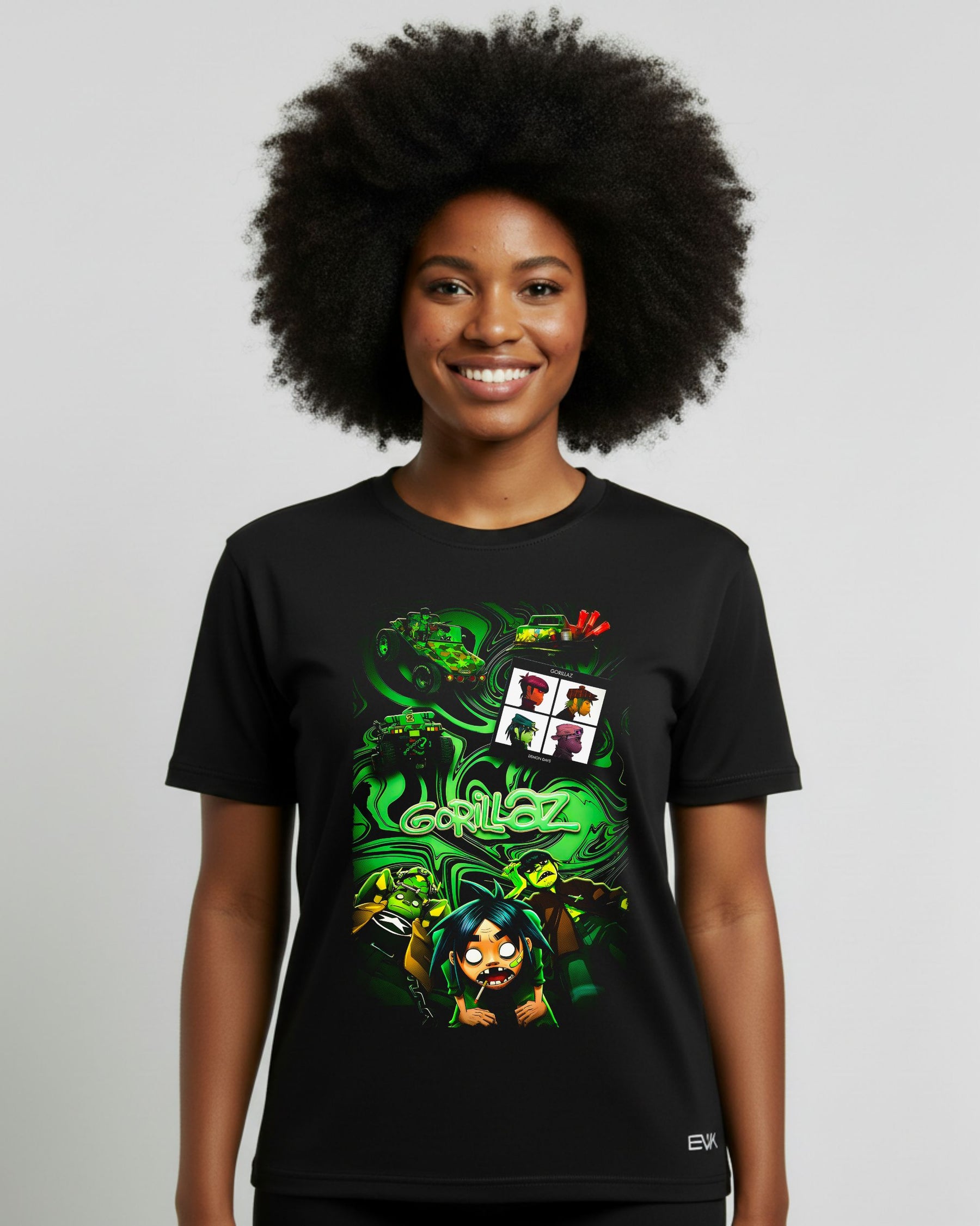 Camiseta Gorillaz – Toxic Green