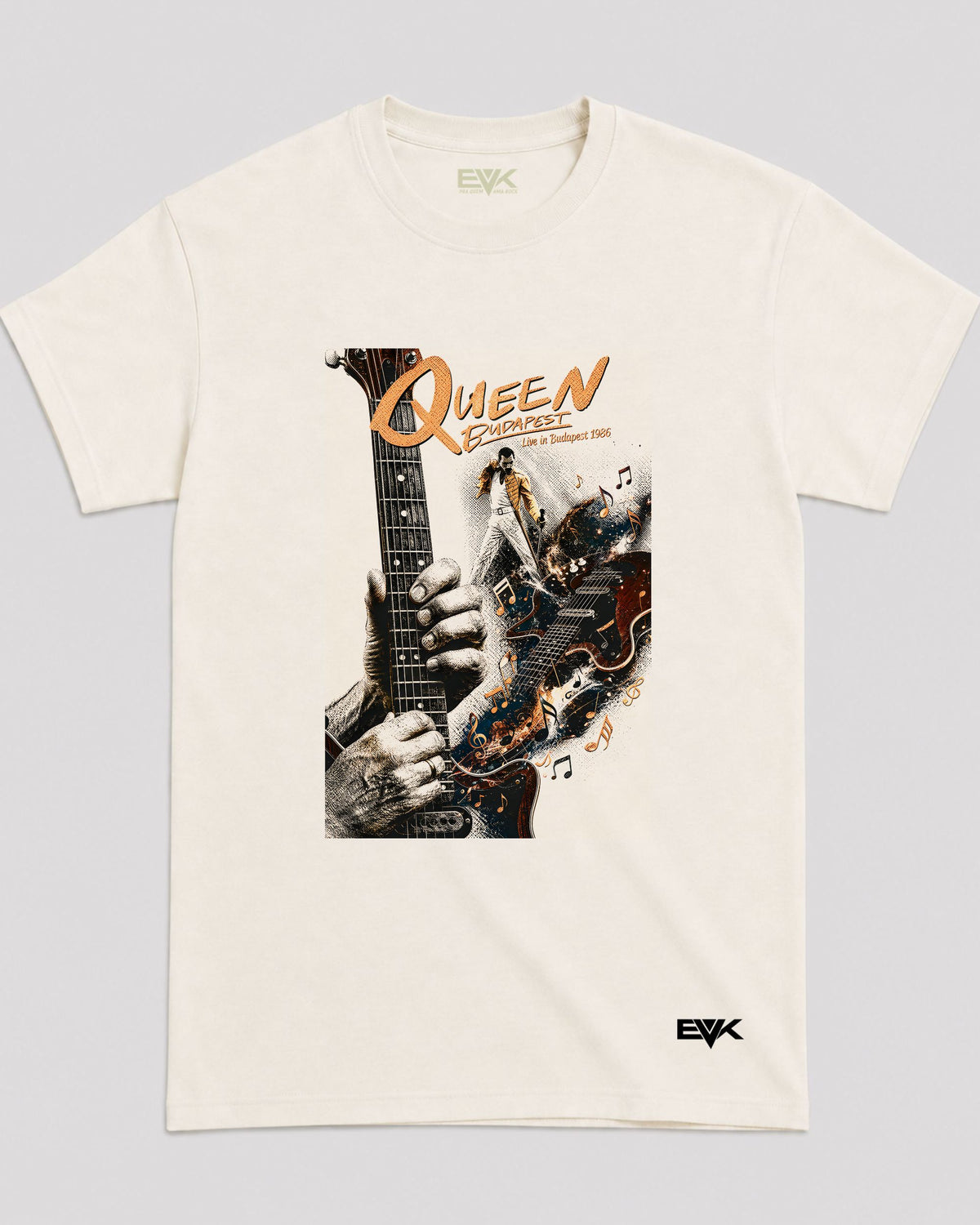 Camiseta Off-White Queen – Live in Budapest 1986