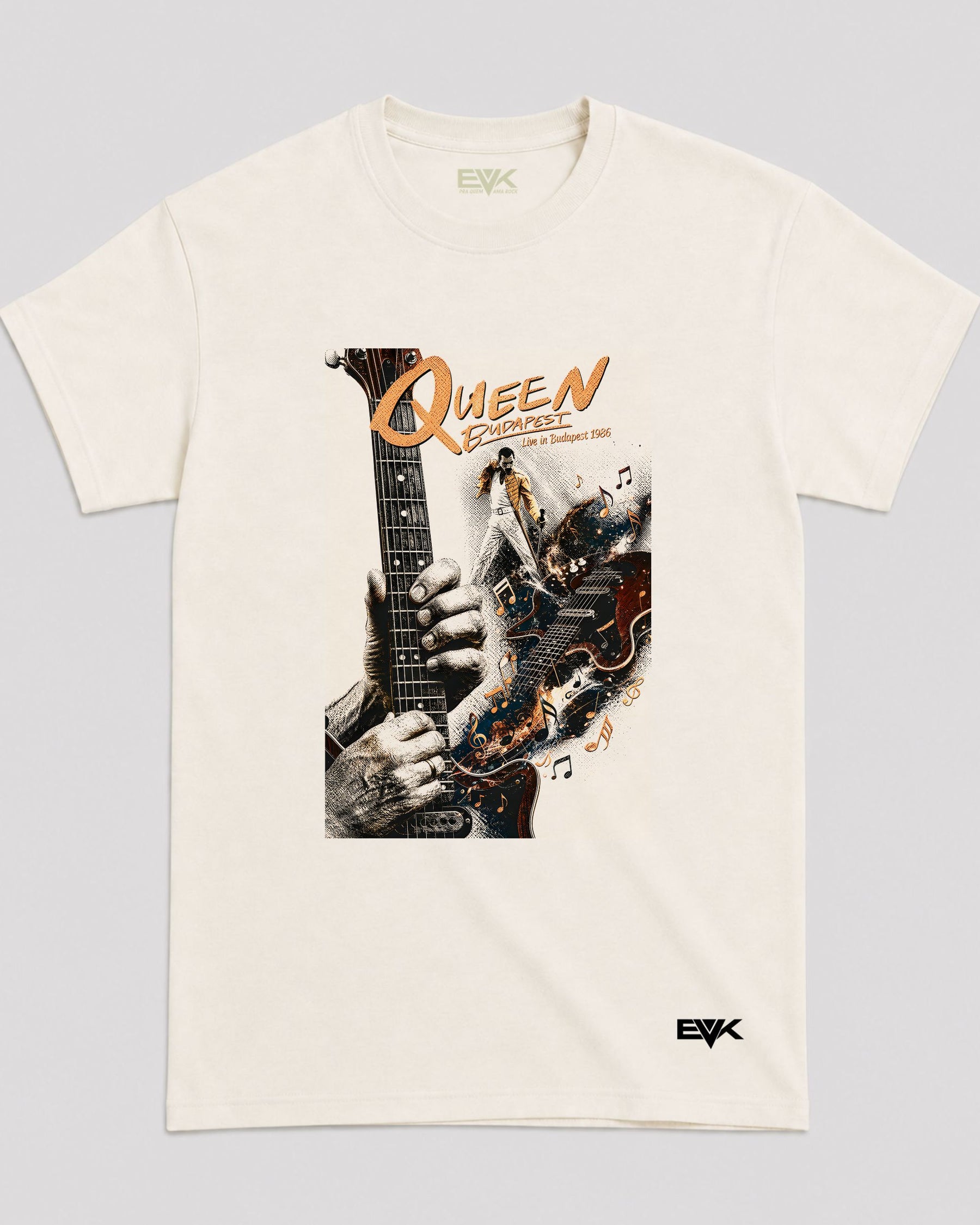 Camiseta Off-White Queen – Live in Budapest 1986