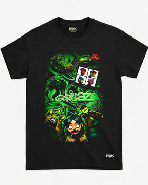 Camiseta Gorillaz – Toxic Green