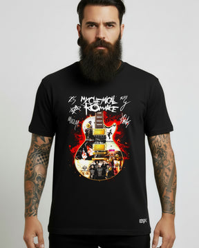 Camiseta My Chemical Romance – Guitar Signatures
