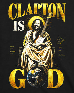 Camiseta Eric Clapton – Clapton Is God