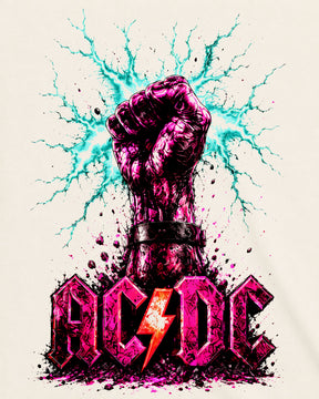 Camiseta Off-White AC/DC – Pink