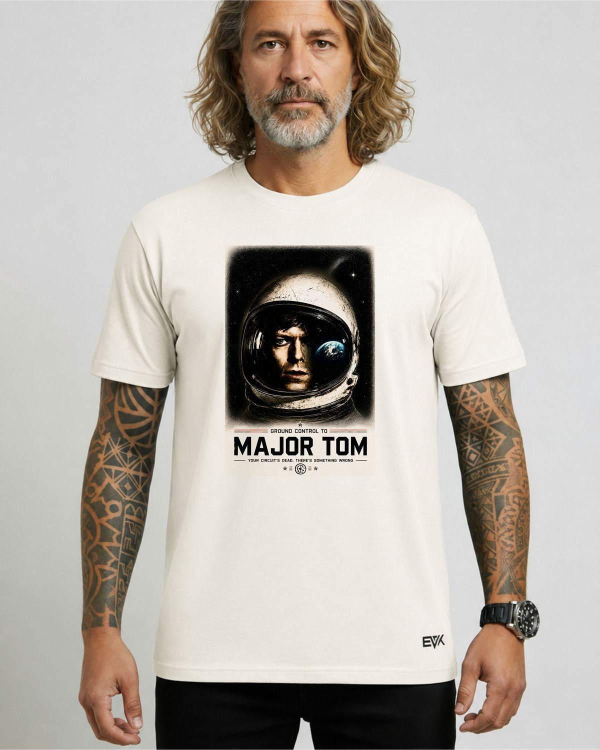 Camiseta Off-White David Bowie – Major Tom