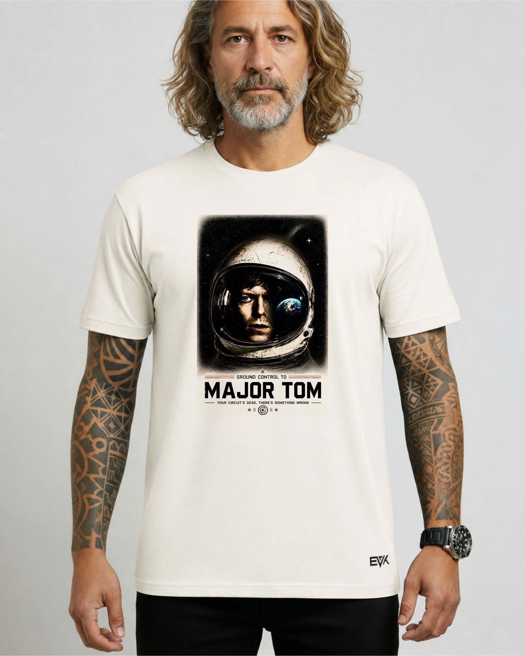 Camiseta Off-White David Bowie – Major Tom