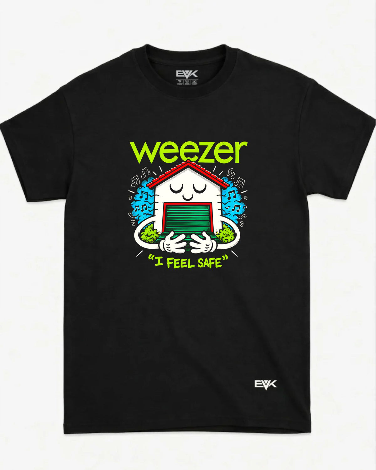 Camiseta Weezer – Garage I Feel Safe