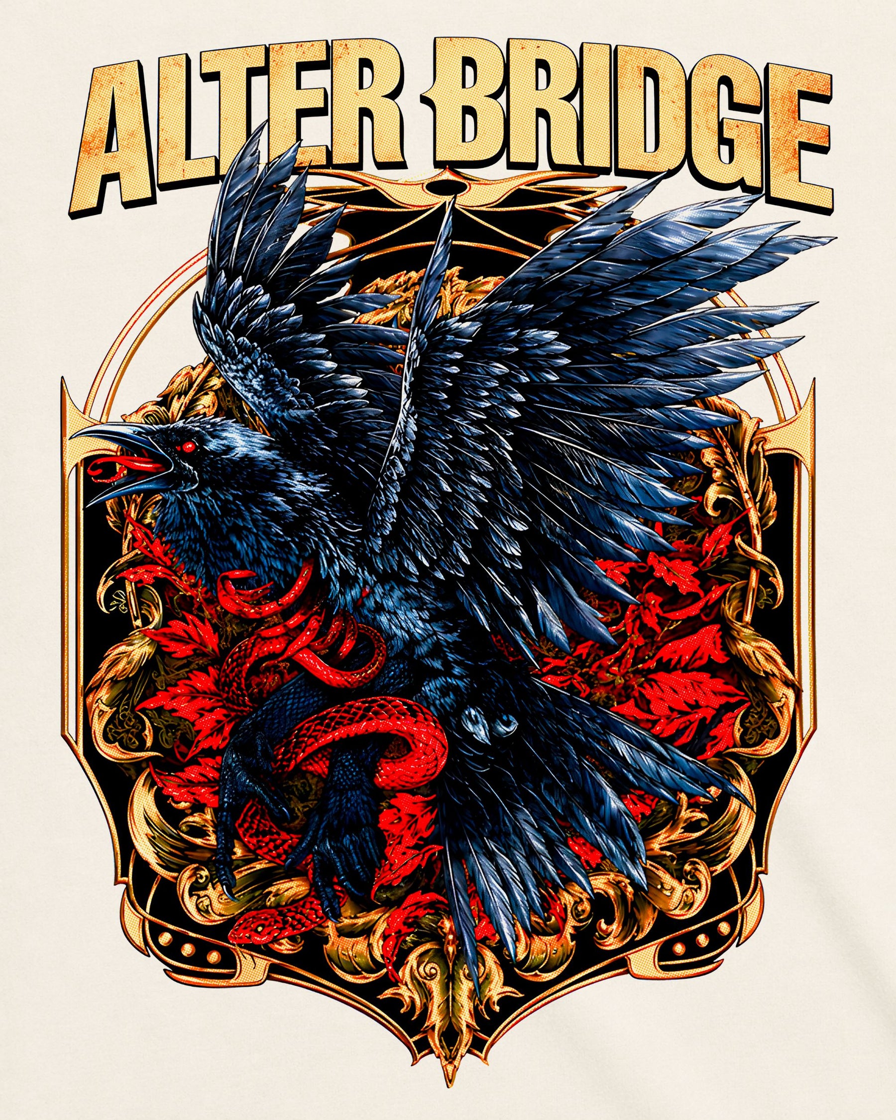 Camiseta Off-White Alter Bridge – Black Crow