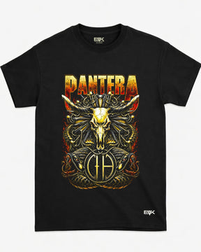 Camiseta Pantera – Steer Skull & CFH Serpents