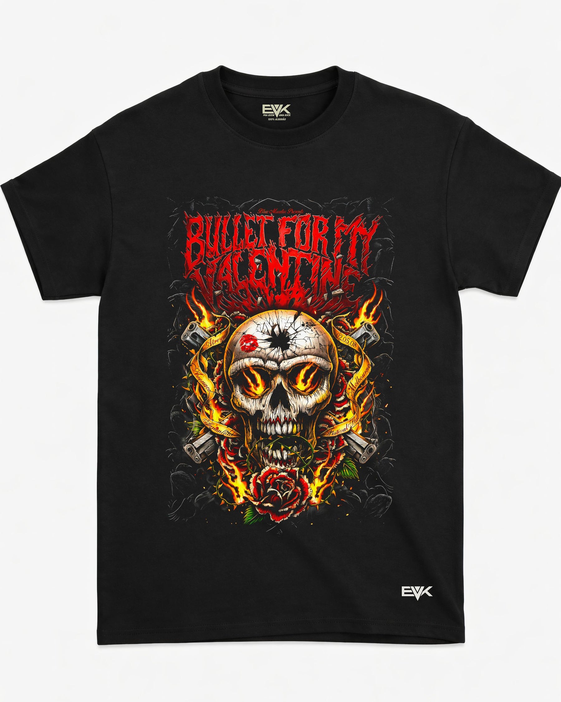 Camiseta Bullet For My Valentine – Shot Skull