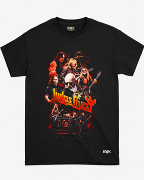 Camiseta Judas Priest – Fire Lineup