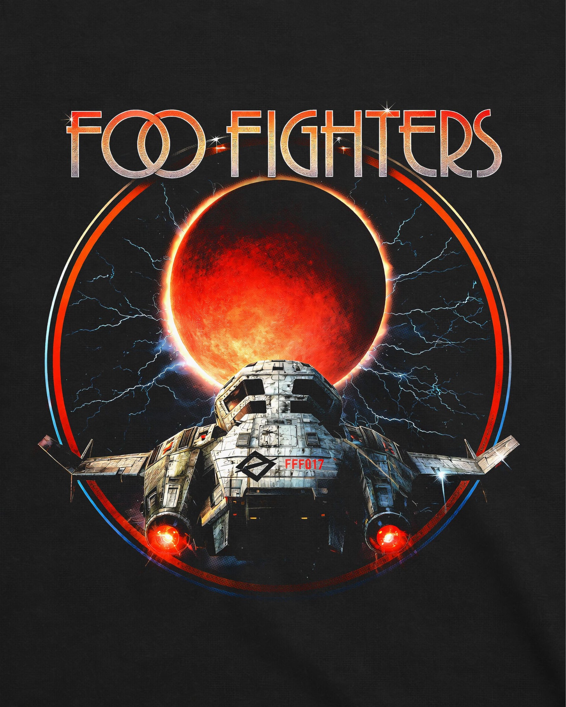 Camiseta Foo Fighters – Red Moon Spaceship