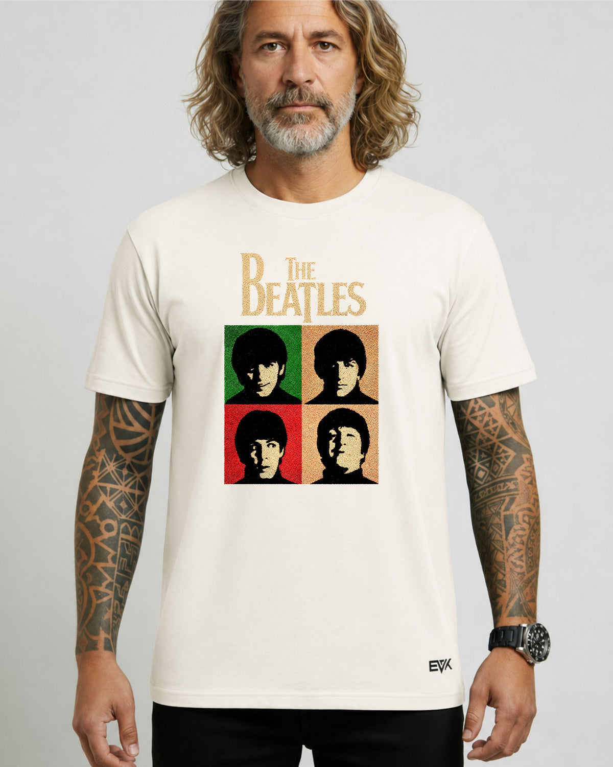 Camiseta Off-White The Beatles – Mosaic