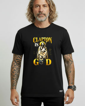Camiseta Eric Clapton – Clapton Is God