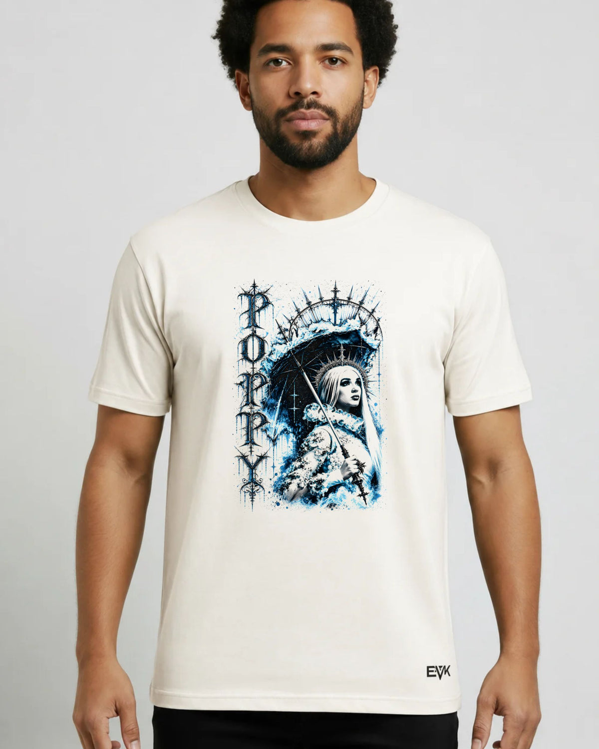 Camiseta Off-White Poppy – Frostfire Queen