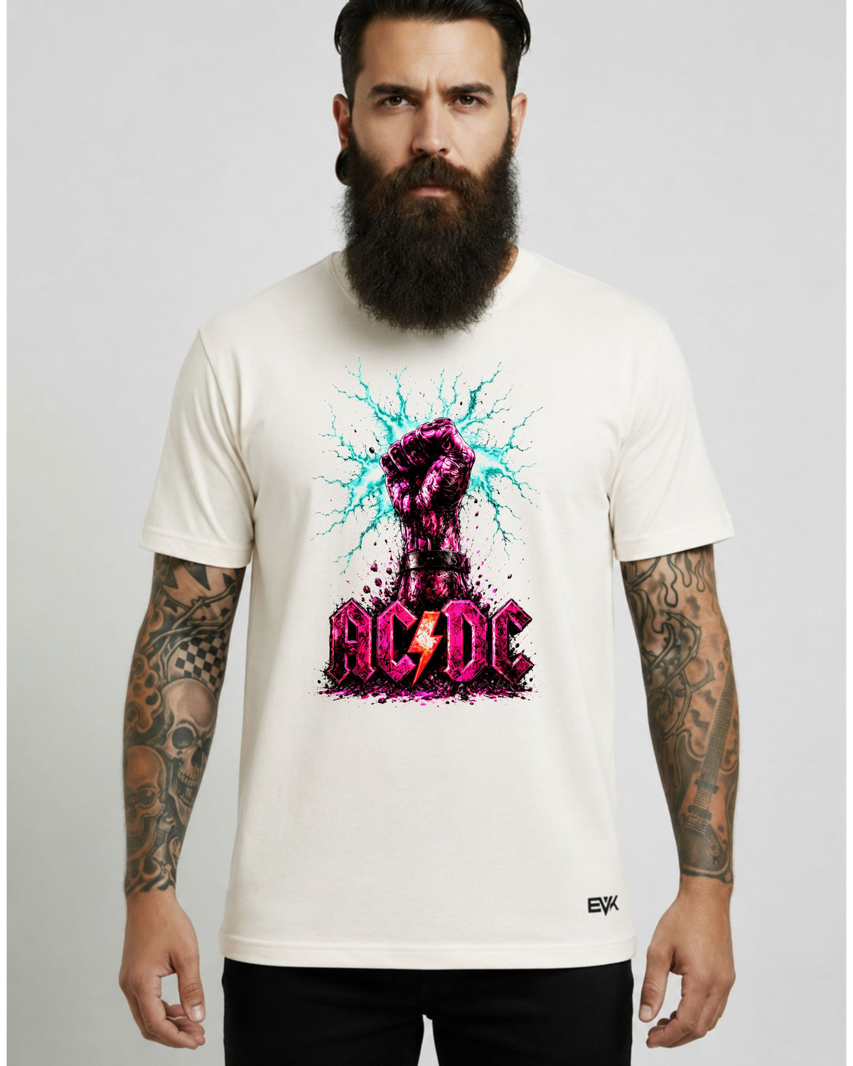 Camiseta Off-White AC/DC – Pink