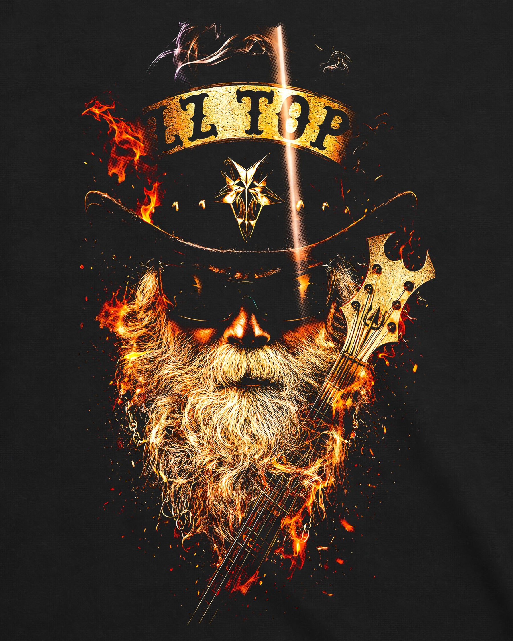 Camiseta ZZ Top – Hell Raiser