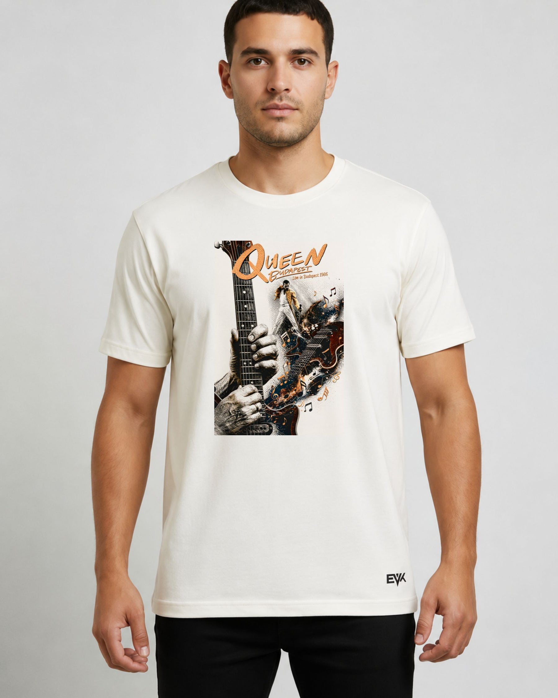 Camiseta Off-White Queen – Live in Budapest 1986