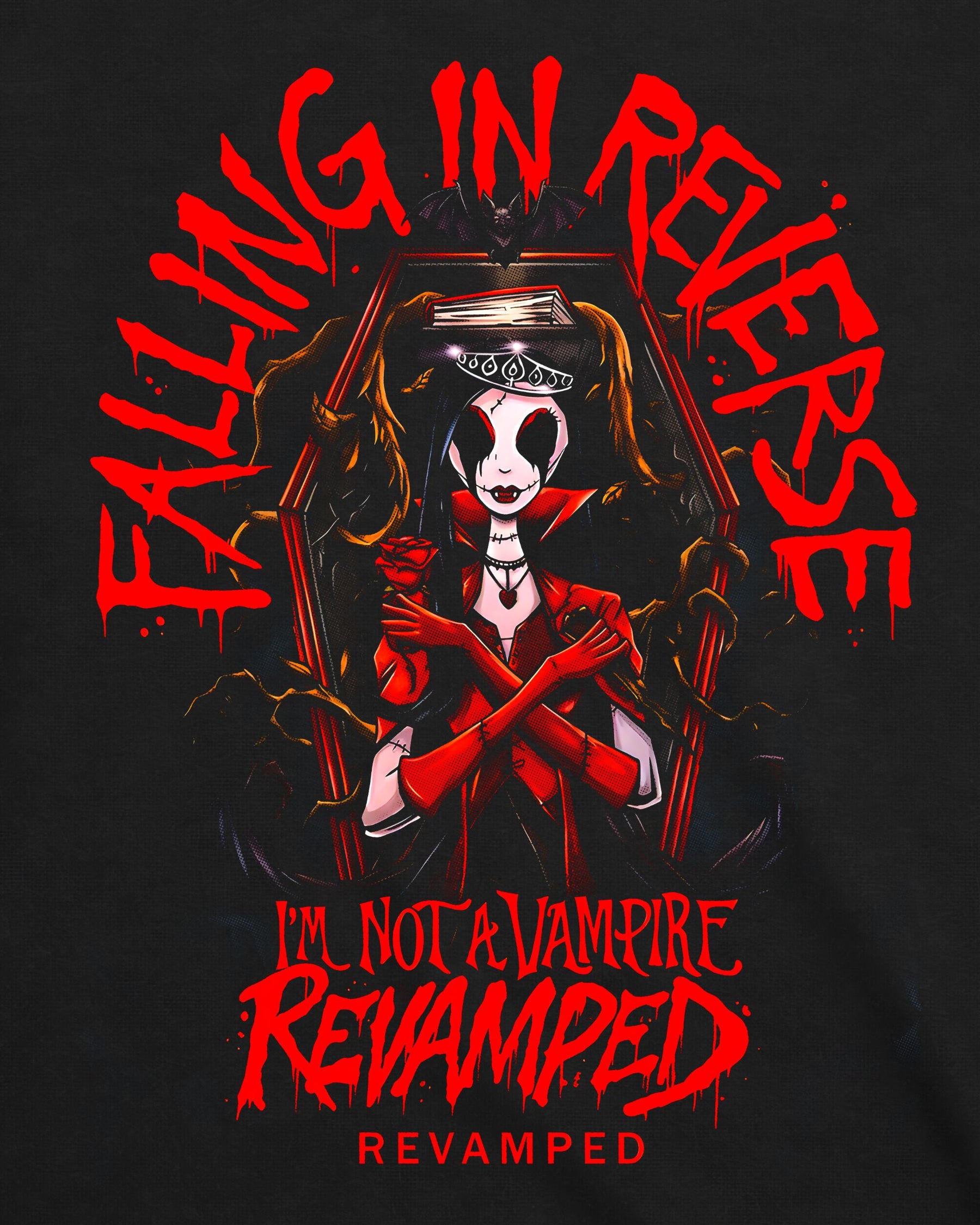 Camiseta Falling in Reverse – I'm Not a Vampire
