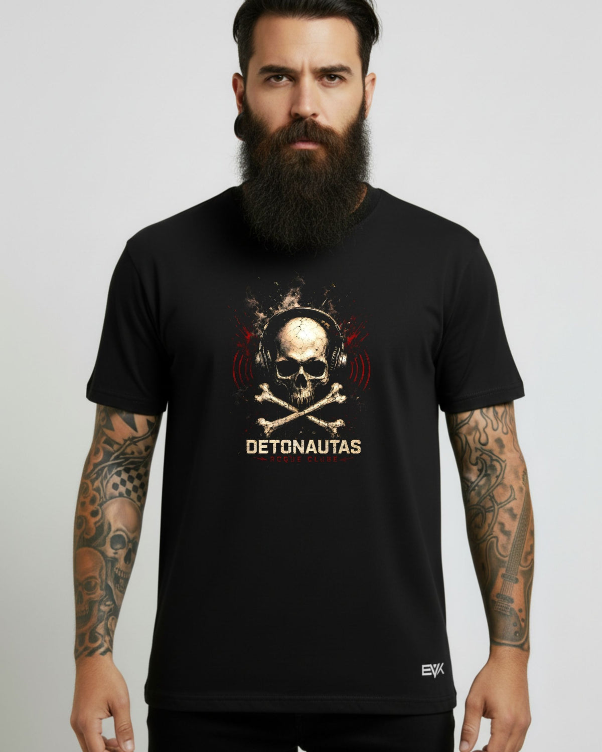 Camiseta Detonautas Roque Clube – Skull