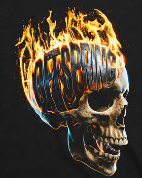 Camiseta The Offspring – Flaming Skull Logo