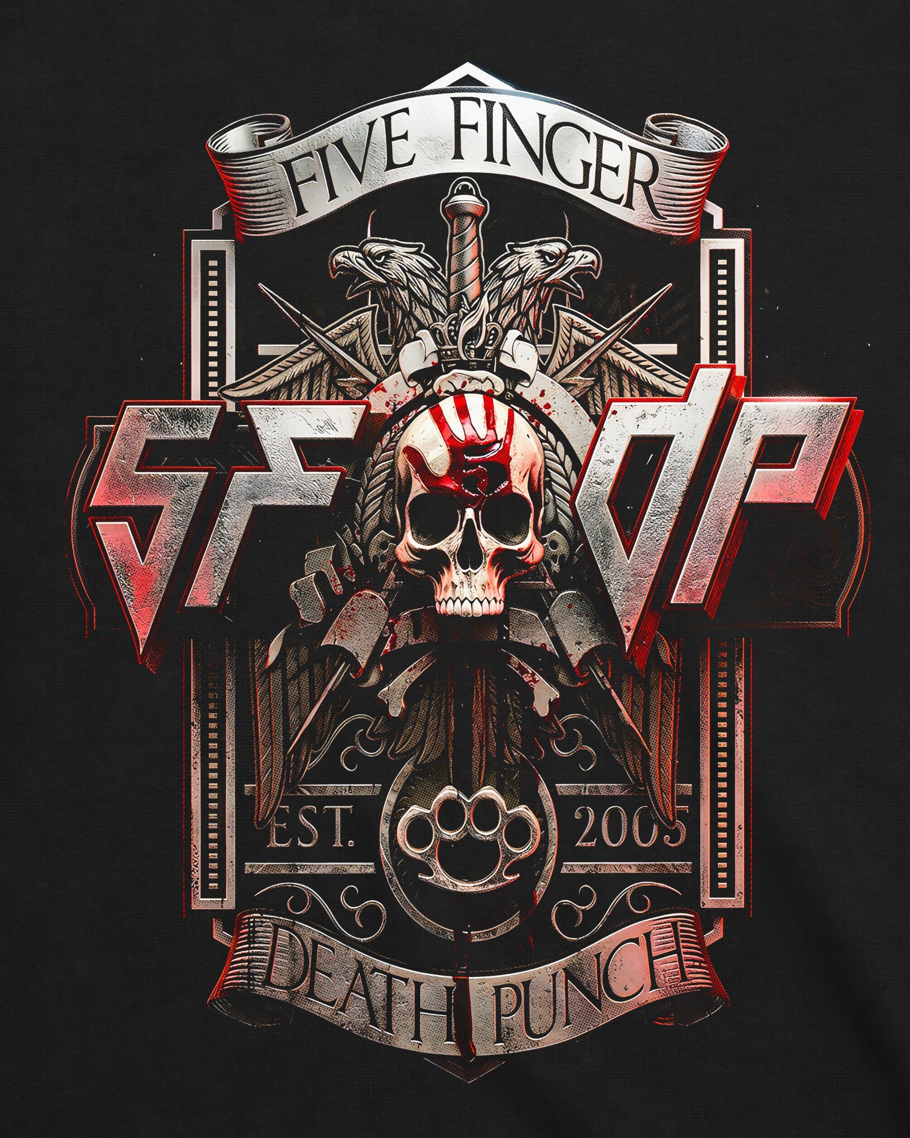Camiseta Five Finger Death Punch – Est. 2005