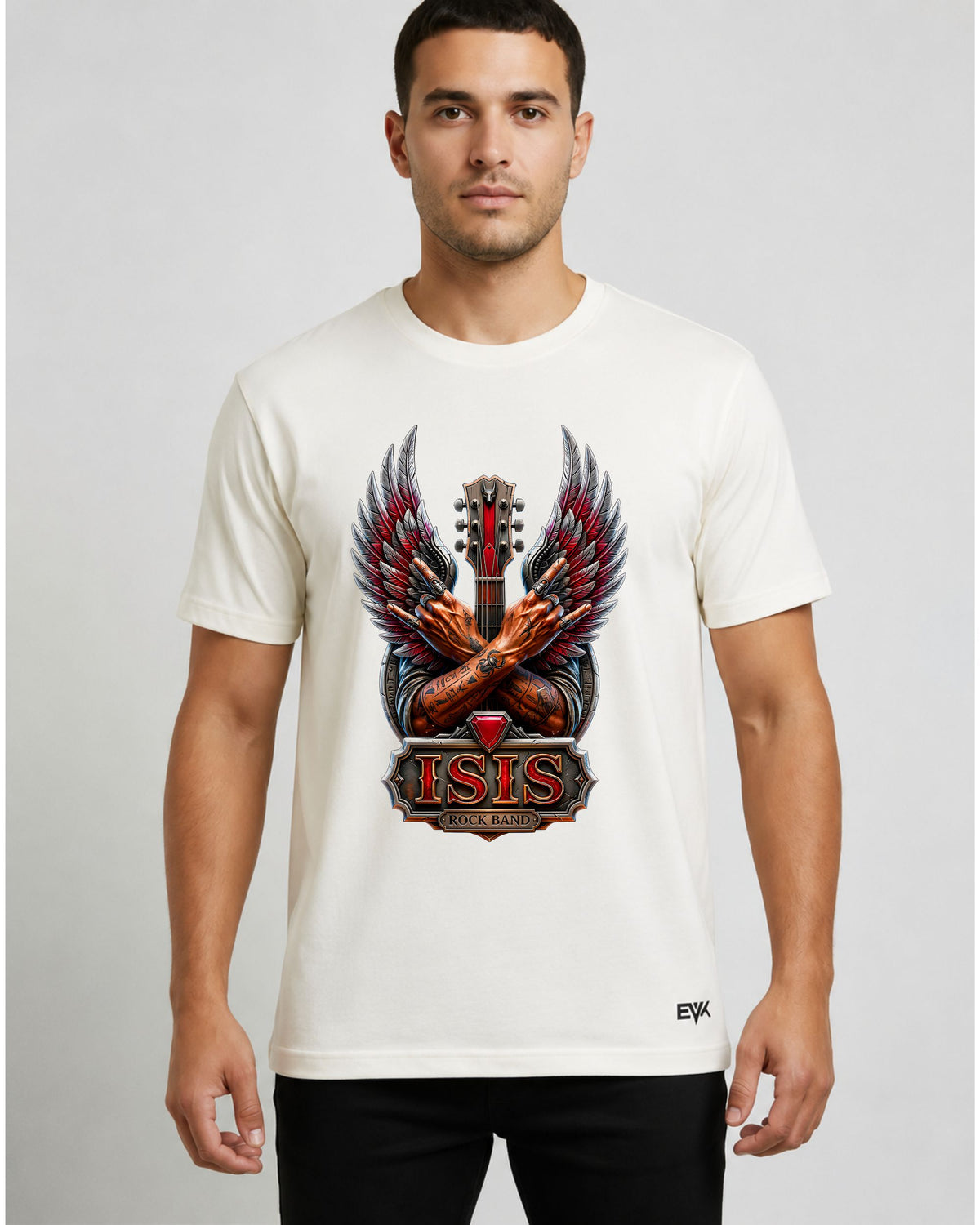 Camiseta Off-White Personalizada Isis Rock Band - Variação 1