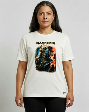 Camiseta Off-White Iron Maiden – Cyberpunk Samurai Eddie