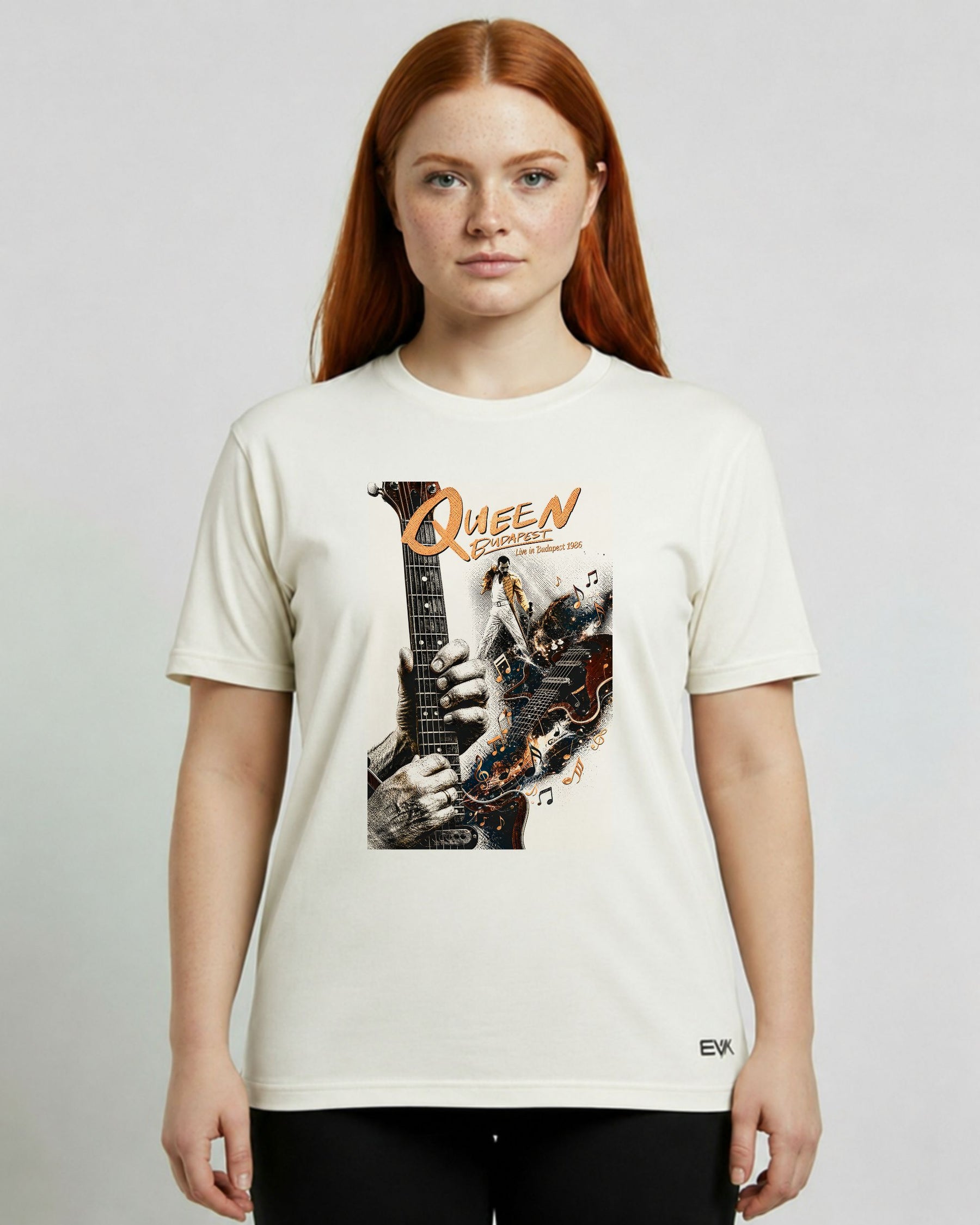Camiseta Off-White Queen – Live in Budapest 1986