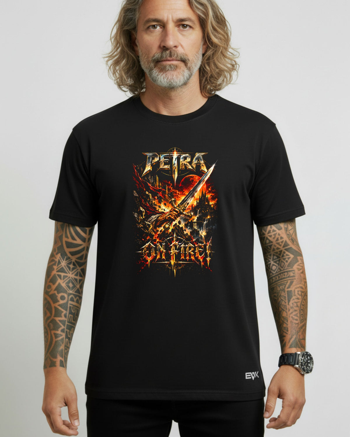 Camiseta Petra – On Fire