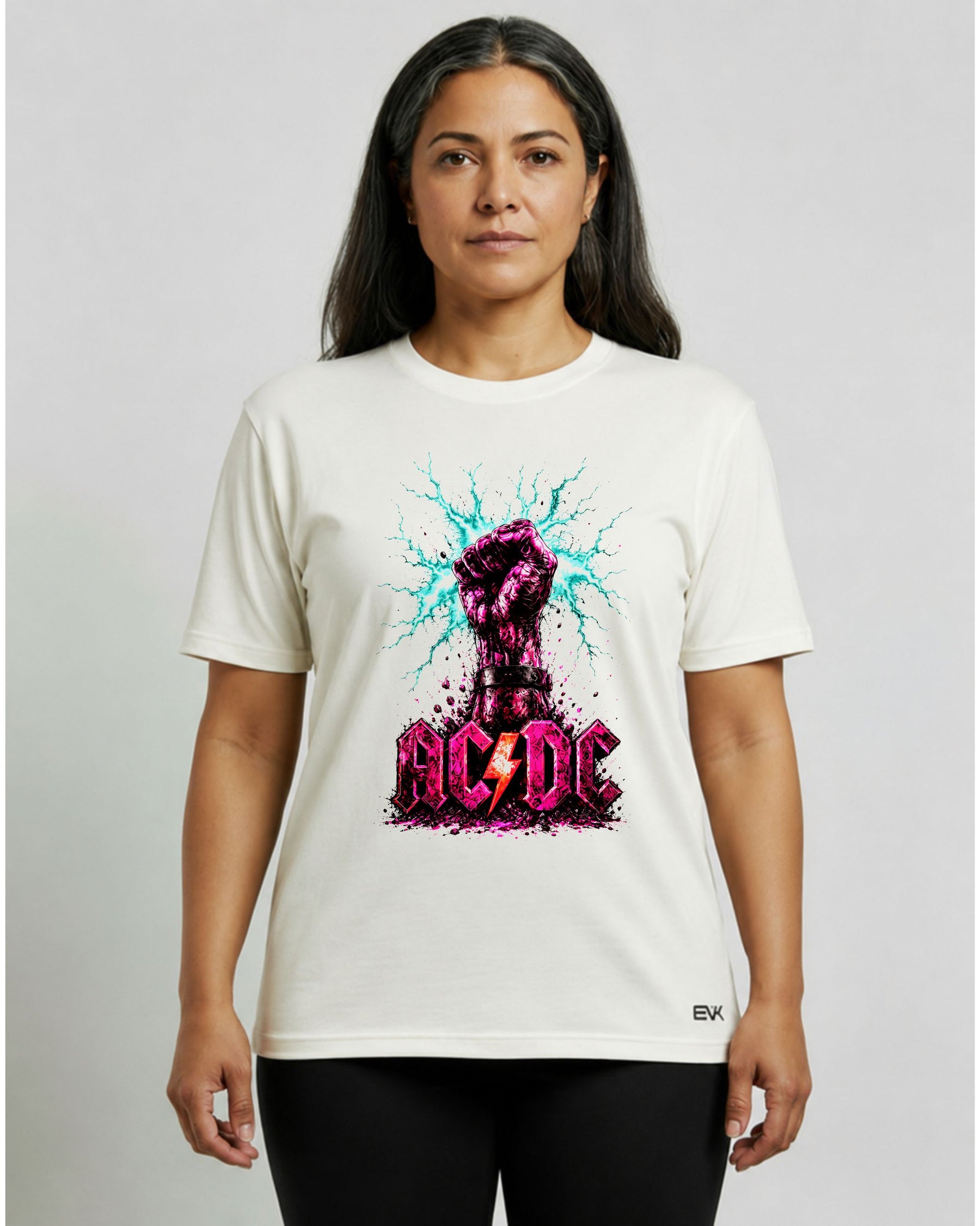 Camiseta Off-White AC/DC – Pink