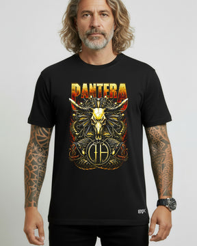 Camiseta Pantera – Steer Skull & CFH Serpents