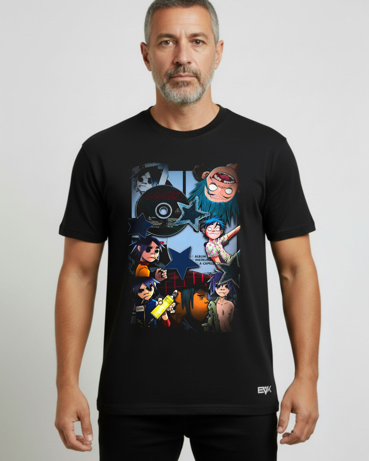 Camiseta Gorillaz – 2-D Collage