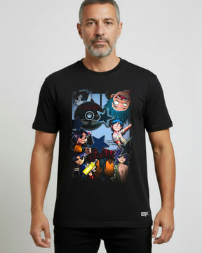 Camiseta Gorillaz – 2-D Collage