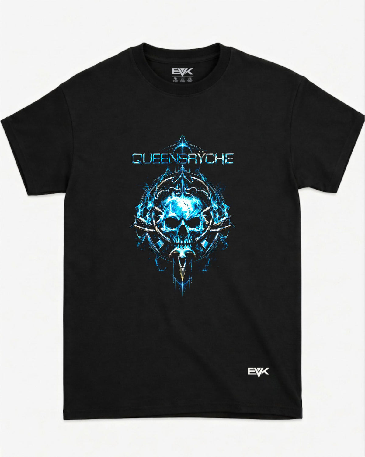 Camiseta Queensrÿche – Blue Flame Skull