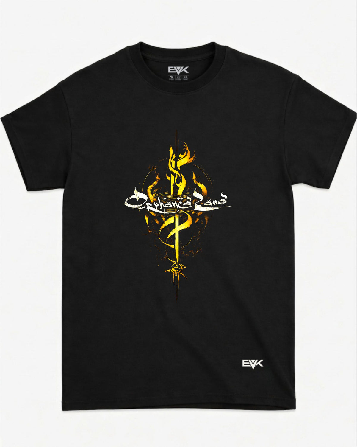 Camiseta Orphaned Land – Mystic Cross Design