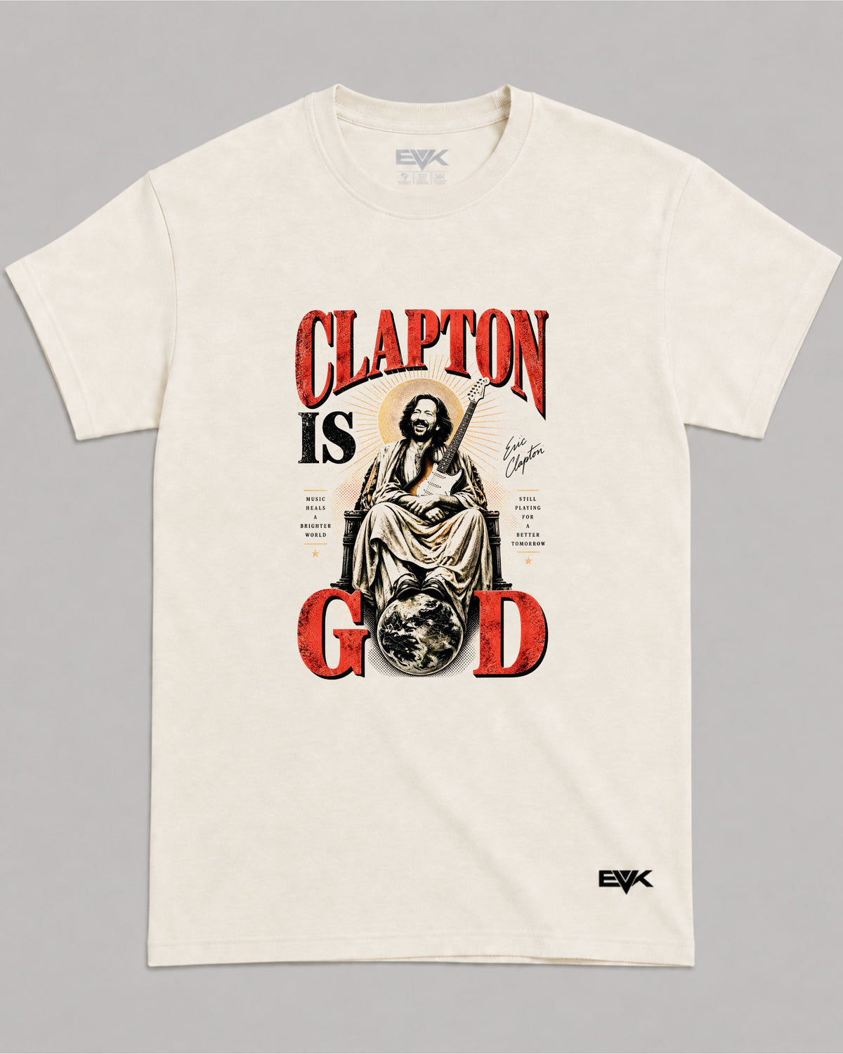 Camiseta Off-White Eric Clapton – Clapton Is God