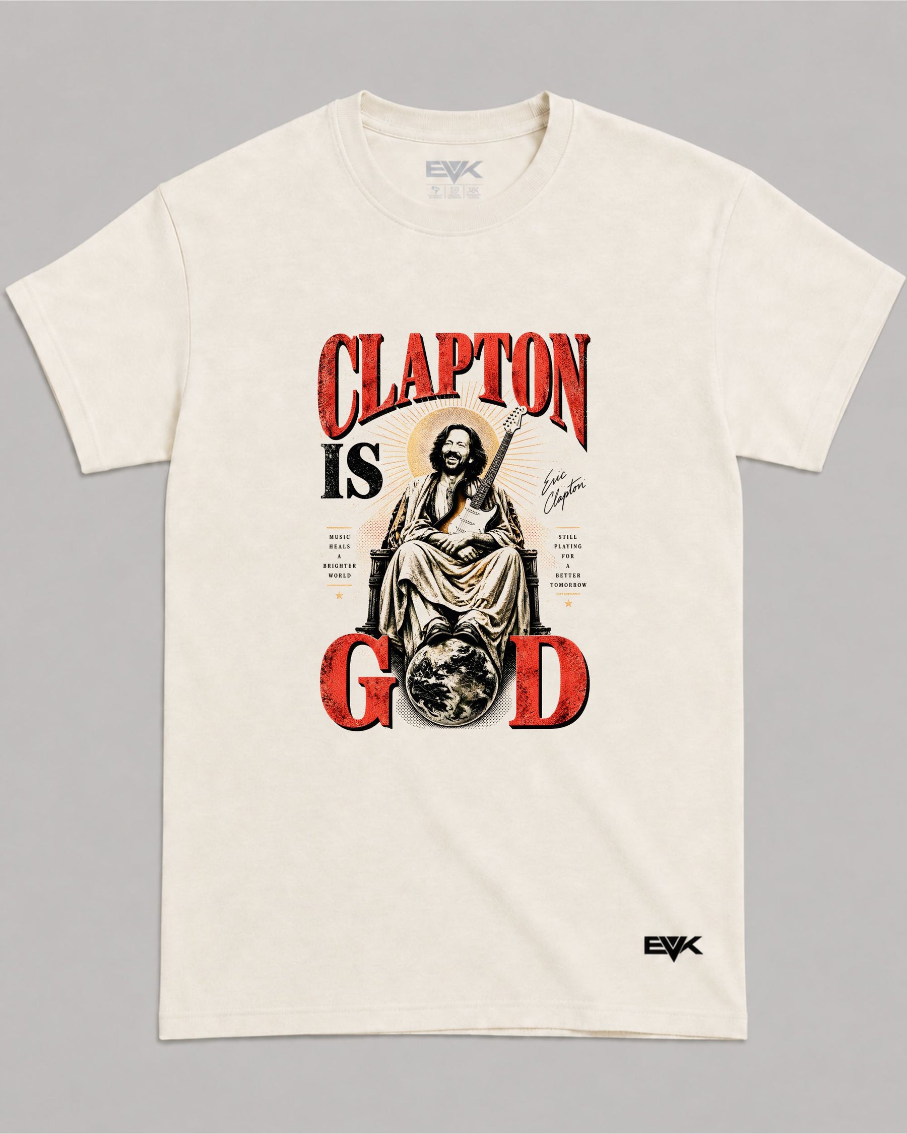 Camiseta Off-White Eric Clapton – Clapton Is God