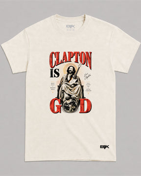 Camiseta Off-White Eric Clapton – Clapton Is God