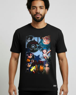 Camiseta Gorillaz – 2-D Collage