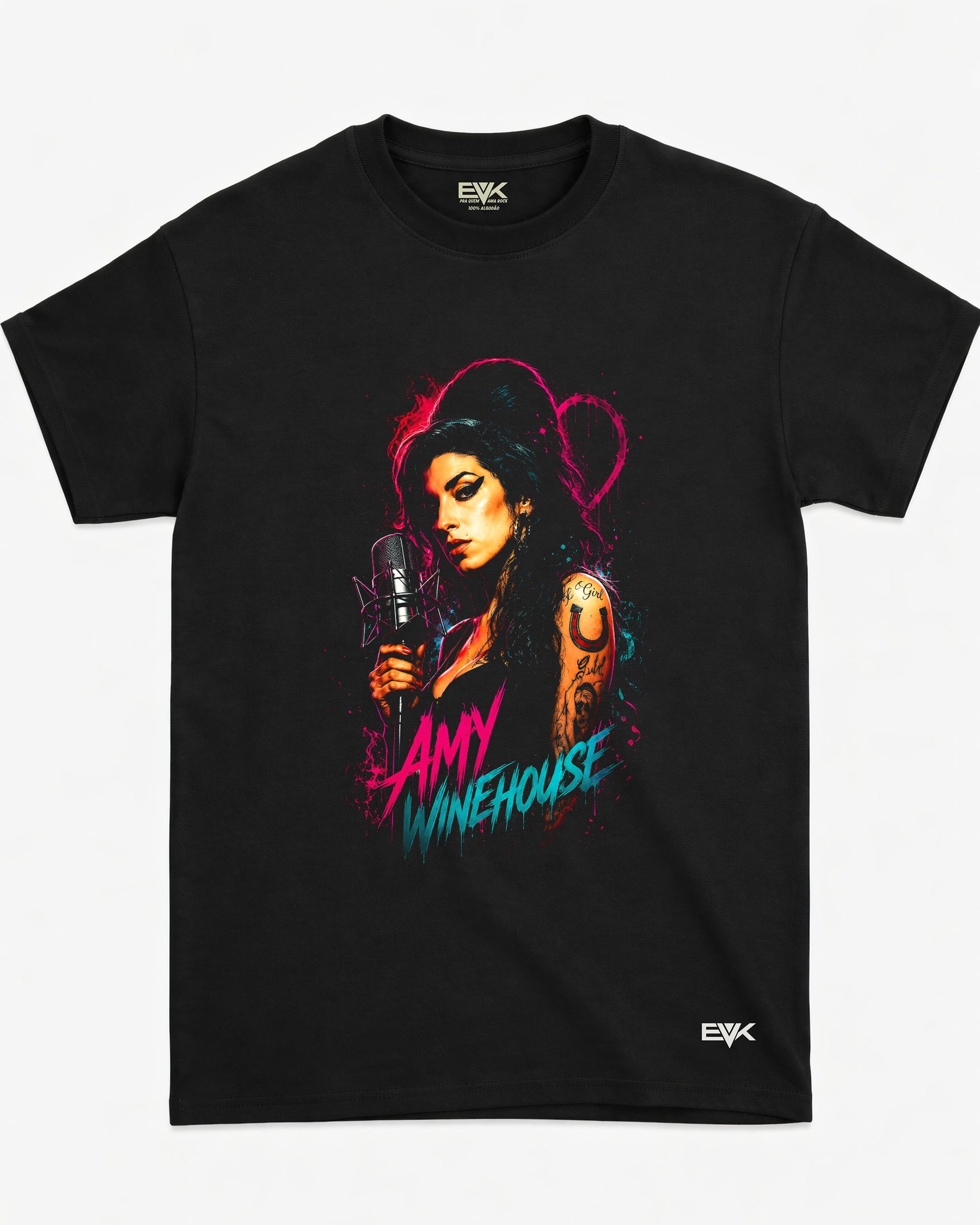 Camiseta Amy Winehouse – The Icon and Jazz