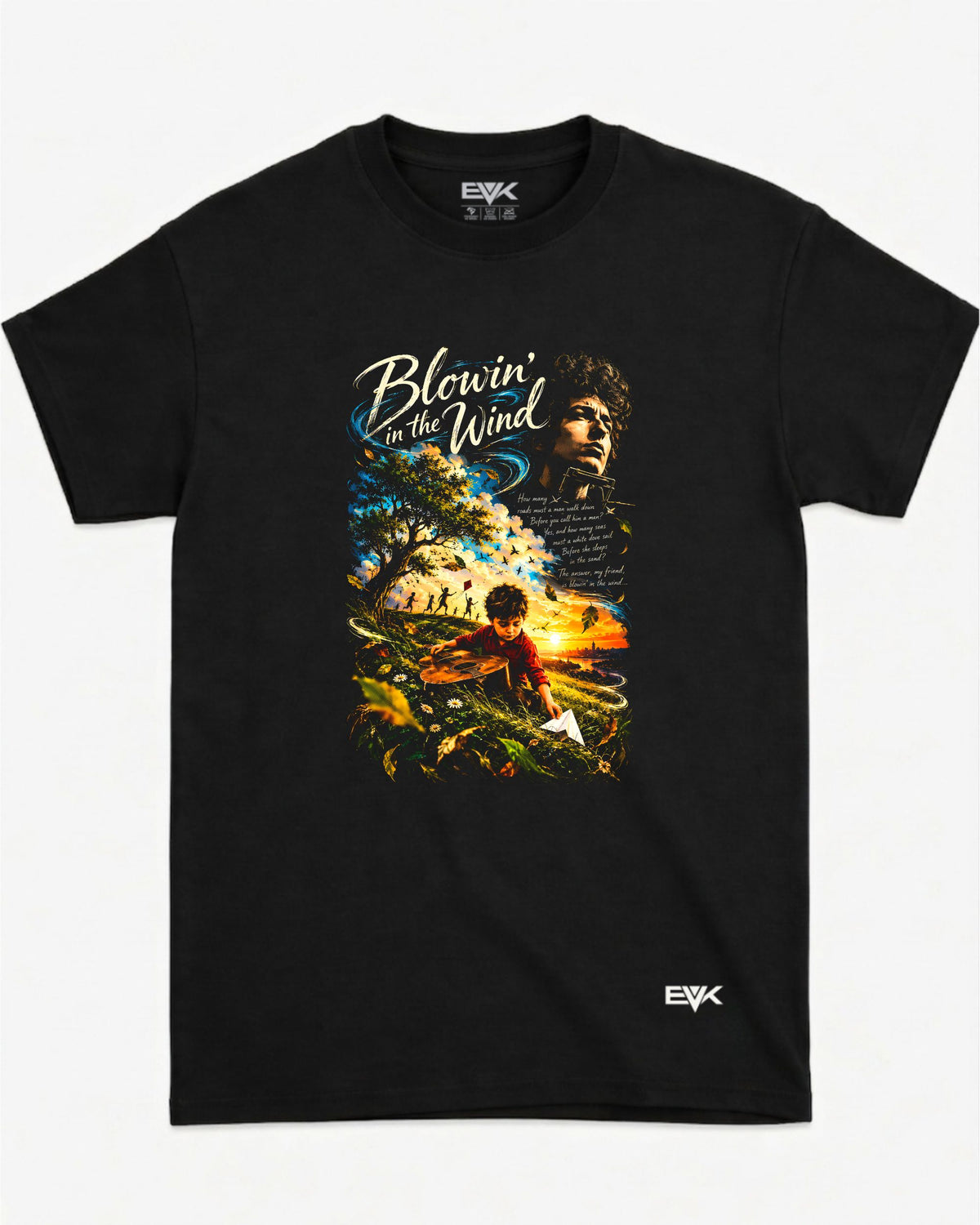 Camiseta Bob Dylan – Blowin’ in the Wind