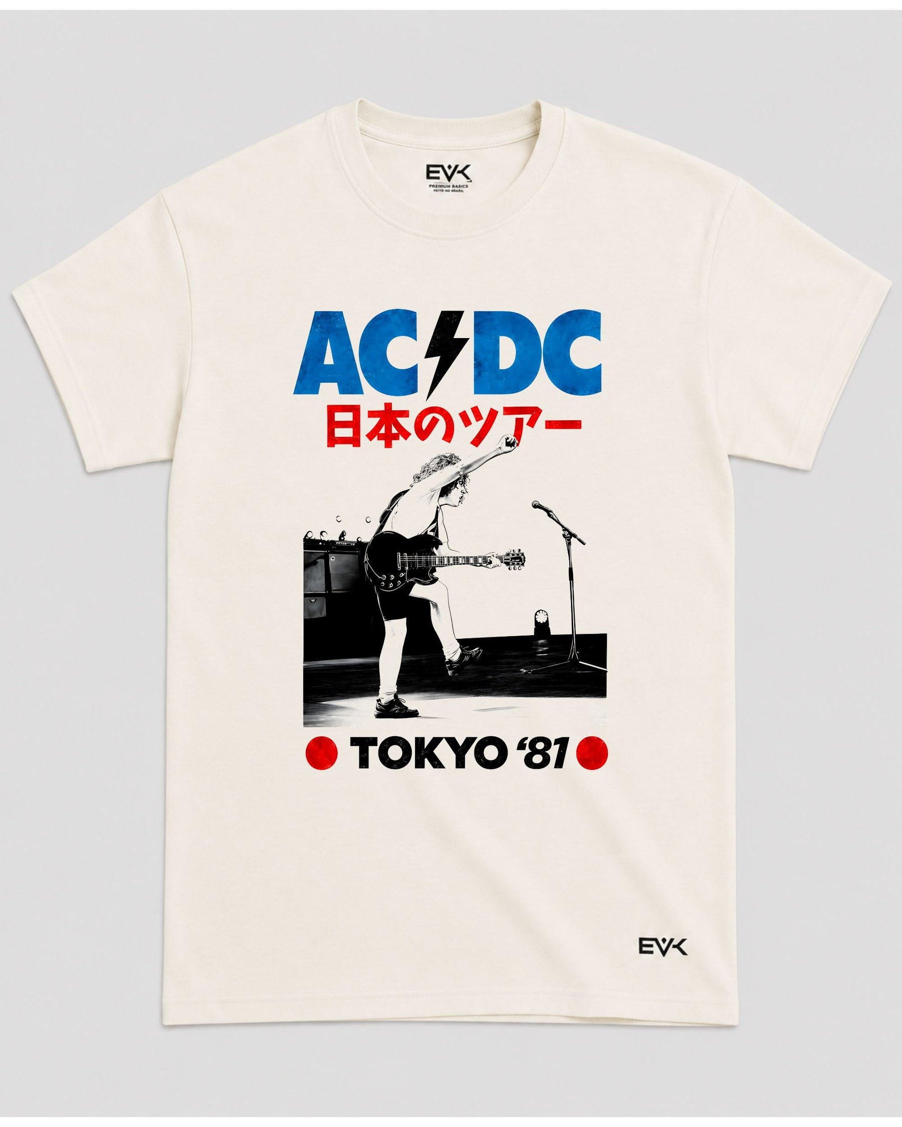 Camiseta Off-White AC/DC – Tokyo 1981 Tour