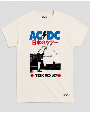 Camiseta Off-White AC/DC – Tokyo 1981 Tour