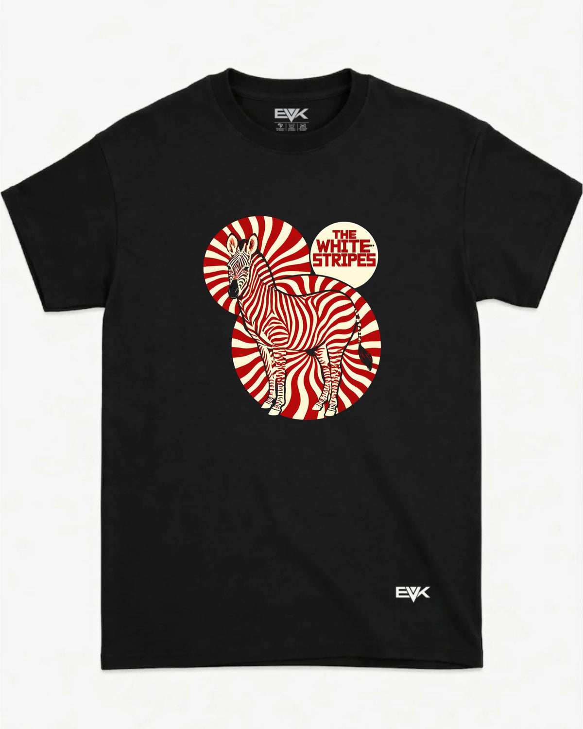 Camiseta The White Stripes – Vortex Zebra Illustration