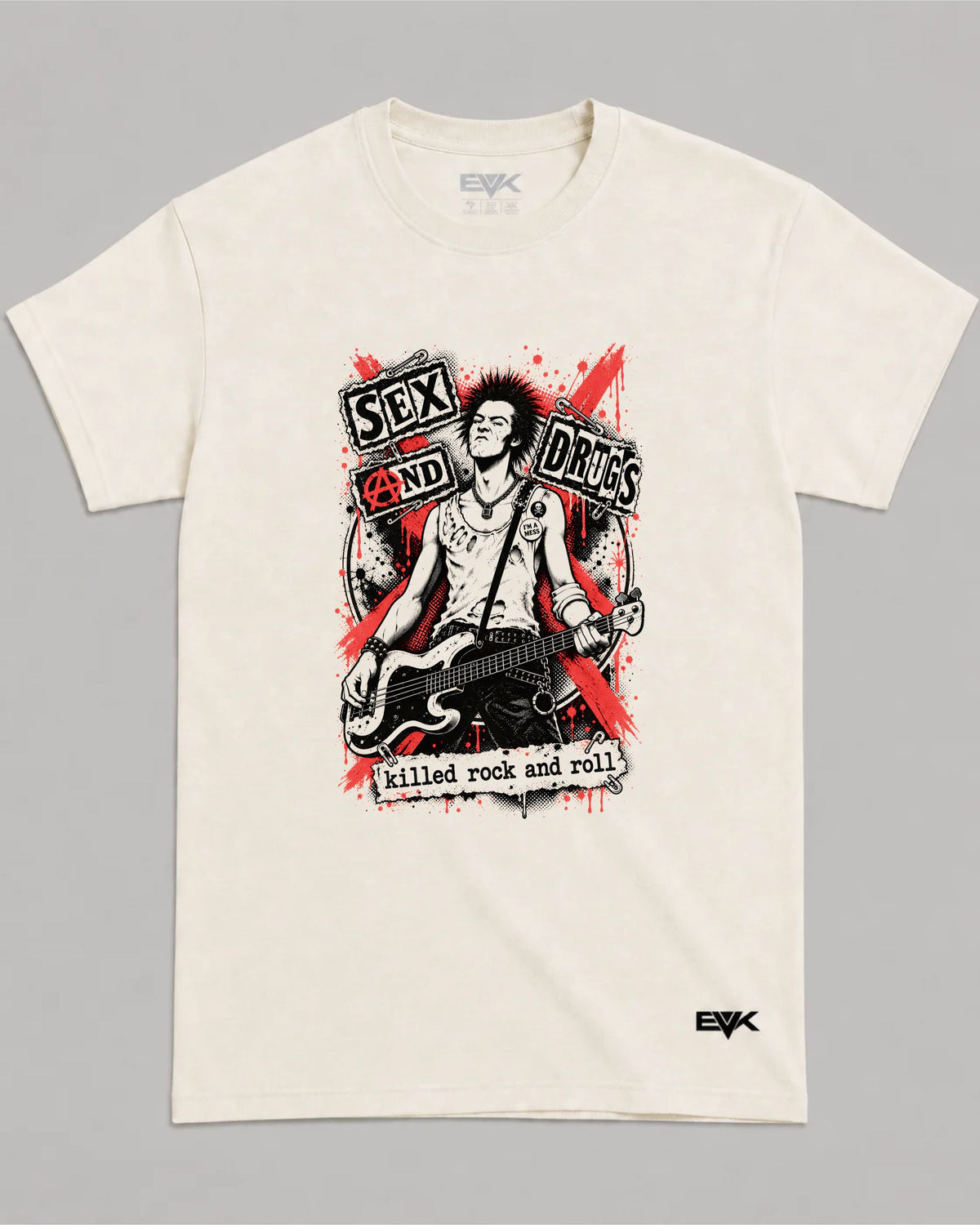 Camiseta Off-White Sex Pistols – Killed Rock and Roll