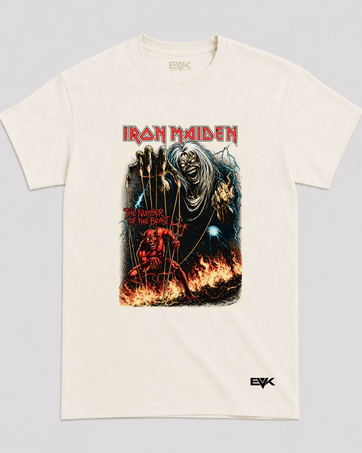 Camiseta Off-White Iron Maiden – The Number of the Beast
